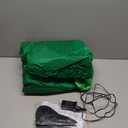 SIKADEER 10FT Giant Christmas Inflatable Dinosaur Decorations, IP68 Waterproof Fan Blow up flatables Outdoor Xmas Decor with Built-in White LED Lights for Holiday, Lawn, Party, Garden