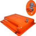 JMCHstore OEM Metal Generator Gas Fuel Tank for Generac GP5500 GP6500 RS5500 RS7000E GP7500E RS8000E XT8000E XT8500EFI, 0H7510A / 0H75100SRV 5500w 6500 6500w 7500 389cc OHV Portable Generator, Orange