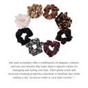 Satin Hair Scrunchies for Women - Set of 8 Soft, Gentle & Durable Elastic Bands for Curly, Straight & Thick Hair - No-Snag, Damage-Free, Perfect for Everyday Use