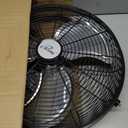 iLiving 18 Inch Wall Mount Fan, 4550 CFM High Velocity Metal Fan with 3 Speeds, Sealed Motor & 360° Tilt, Heavy Duty Wall/Ceiling Mount Fan for Garage, Warehouse, Barn, Greenhouse, Workshop