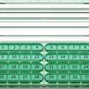 Zoksi Monthly Pill Organizer 1 Time a Day, 30 Day Pill Box Organizer Once a Day, One Month Large Pill Case for Travel, 31 Day Daily Medcine Container for Vitamins, Supplement & Medication (Olive)