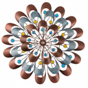 DREAMYSOUL Colorful Wind Spinner 38Inches, Metal Garden Pinwheels for Yard and Garden, Decorative Wind Spinners for Outdoor Patio Yard Lawn