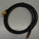 HDMI Cable 12ft, 48Gbps 8K@60Hz 4K@120Hz, HDCP 2.2 & 2.3, DTS:X, HDR 10 Compatible with Roku TV/eARC/3D/PS5/HDTV/Laptop/Blu-ray High Speed HDMI Cable (Gold)