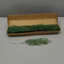 Hananona 40 Pcs Artificial Cedar Picks Faux Cedar Branches Fake Cypress Stems Plastic Pine Greenery Christmas Picks and Sprays DIY Accessories for Crafts Wreath Holiday Home Decor (40, Green)