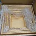 Wooden Display Risers,6PCS Jewelry and Accessories Risers for Jewelry Figurine 5in to 10in For Buffet Party Rustic Wood Cake & Cupcake Stands& Decor (Natural, 5IN to 10IN)