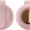 Portable Silent Mini Bladeless Fan,Clip on Fan for Shirt & Waist,3-Speed Silent Personal Mini Rechargeable Cooling Fans for Better Cooling (Pink)