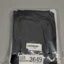 INOVADAY 100% Blackout Curtains 84 Inches Length 2 Panels Set, Back Tab/Rod Pocket Linen Black Out Curtains for Bedroom, Thermal Insulated Window Drapes - Black, W50 X L84