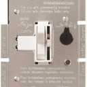 Lutron Toggler 150-Watt Single-Pole/3-Way Preset CFL-LED Dimmer - White TGCL-153PR-WH