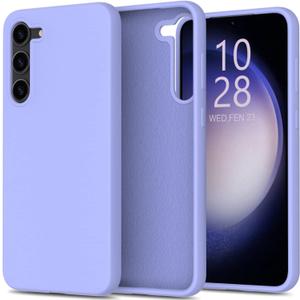 bemal for Samsung Galaxy S24 Case - Smooth Silky Liquid Silicone - Slim Fit Soft Microfiber Lining - Designed for Women and Girls - Shockproof Protective Phone Cover 6.2" - Lavender Purple