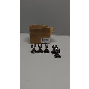 5PCS 1.5 Inch Table Number Holders, Place Card Holders, Table Card Holders Idea for Wedding, Banquets, Anniversary Party, Christmas, New Year (Black, 1.5-Inch)