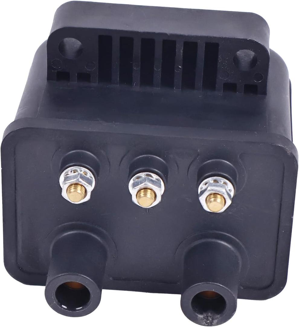 Single Fire Ignition Coil 53-434 Compatible with Harley Models Davidson Bobber Chopper