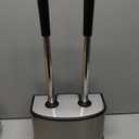 Bath Bliss 2-in-1 Toilet Brush and Plunger Set in Stainless Steel