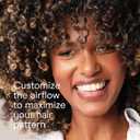 INFINITI PRO CONAIR Hair Dryer with Innovative Diffuser, Enhances Curls and Waves While Reducing Frizz, Dark Blue