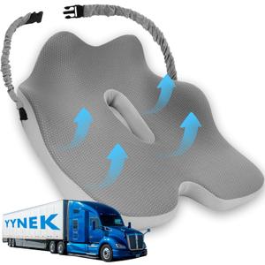 X-Large Seat Cushion for Truck Driver, Upgraded Truck Seat Cushion for Long-Term Driving Back Support & Pain Relief, Greater Memory Foam with Non-Slip Washable Cover, Relieves Truck Car Sitting & Pain X-Large Seat Cushion for Truck Driver, Upgraded Truck Seat Cushion for Long-Term Driving Back Support & Pain Relief, Greater Memory Foam with Non-Slip Washable Cover, Relieves Truck Car Sitting & Pain