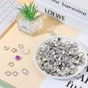 100 Sets Cover Buttons Kit with Tools Size Buttons to Cover Self Cover Buttons with Wire Backs DIY Fabric Cloth Cover Buttons (Size 24/0.59 Inch)