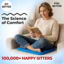 Gel Seat Cushion, Cushion, Gel Seat Cushion for Long Sitting, Breathable Honeycomb Design Absorbs Pressure Points Chair Pad, for Office Chair, Wheelchair, Car & Truck (42 * 36 * 4.5cm)