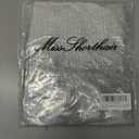 MissShorthair Women's Sparkle Shawls and Wraps for Party Dresses (Silver)