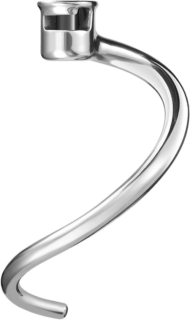 LETOMS Dough Hook Replacement for KitchenAid 7QT Bowl-Lift Stand Mixers, Spiral and Stainless Steel Hook for Kitchen aid Attachment Accessories