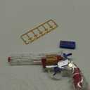 Clear Housing Toy Revolver Foam Blaster with Elite Soft Foam Darts for Nerf Guns Toys Gun Set for Kids Ages 5 6 7 8 Large