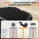ANCHEER 50" Rebounder Trampoline for Adults- 2026 Foldable Mini Trampoline with Bar- Exercise Trampoline for Adults, Max Load 560lbs, for Indoor/Garden Workout