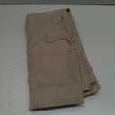 Linen Tablecloth for Square Table 52x52 Inch Natural, Farmhouse Style Neutral Tablecloth, Water Resistant Burlap Tablecloths for Dining Table Farmhouse Kitchen