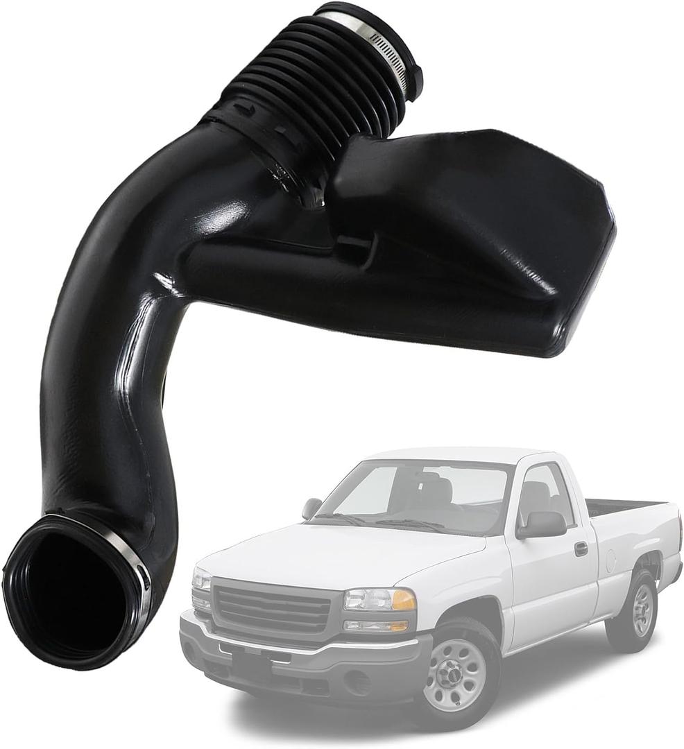 FZJDSD 696-402 Air Intake Hose Compatible with Chevy Silverado GMC Sierra 1500 2500 3500 4.8L 5.3L 6.0L 1999-2006
