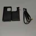 Bocasal Crossbody Wallet Case for iPhone 15 Pro with RFID Blocking Card Slot Holder, Magnetic Flip Folio Purse Case, PU Leather Zipper Handbag with Detachable Lanyard Strap 6.1 Inch 5G (Black)