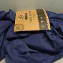 BRILLMAX 6 Pack Navy Blue Round Tablecloths 90 Inch - Circle Bulk Linen Polyester Fabric Washable Table Cloth Cover for Wedding Reception Banquet Birthday Party Buffet Restaurant