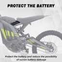 JFG RACING Battery Cover Sur Ron Battery Compartment Protect Carbon Fiber Pattern for SurRon Light Bee X/S Electric Dirt Bike