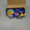 Dolanus Bubble 2 Pack with 2 Bottles Bubble Solution, 40-Hole Light Up Dip Bubble Machine for Kids, Bubble Toy for 3 4 5 6 7 8 Years Old Boys Outdoor Indoor Kid Birthday Wedding Party(2*Blue)