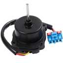 EAU65058502 Refrigerator Condenser Fan Motor Fit for LG RFD3410A102A Replaces EAU64843805 EAU65058501 AP7178309 PS16662422 EAP16662422 Refrigerator Fan Motor Assembly, DC12V 1A (Short Line)