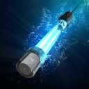 18W Aquarium UV Light for 100-1000 Gallon, UV Pond Water Clarifier for Koi Pond, Swimming Pool, Spa, Large Fish Tank, Cold Plunge UV Light for Pond Algae Control