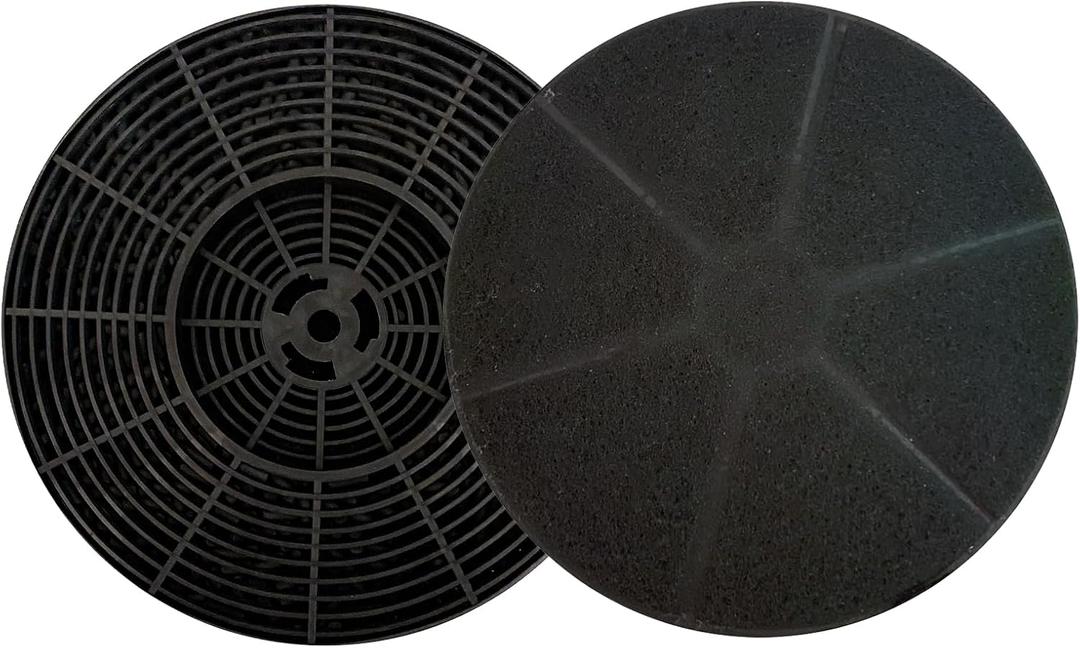 2 Pack CFK4 Ductless Range Hood Filter, Charcoal Filter Replacement Applicable for COSMO Rang Hood COS-5MU30/COS-5MU36 and SNDOAS Range Hood US0475BPB / US0475NBK,Diameter-7 inch