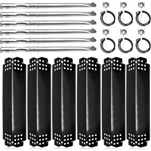 Grill Replacement Parts for Nexgrill 720-0896B 720-0896C 720-0882A 720-0896 720-0925 720-0896E, Burner Tubes, Heat Plate Shields, Carryover Tubes, Ignitors for Nexgrill 720-0925P Replacement Parts.