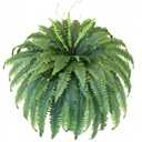 Artificial Ferns for Outdoors & Indoors, 51in Fake Fern Large Plants with 66 Fronds, UV Resistant Faux Greenery Suitable for Entrance Planter Porch Garden Hall Home Office Decor