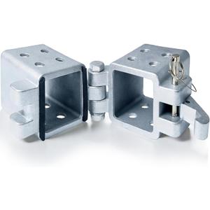 Folding Trailer Tongue Kit, 3 x 3 Inch Bolt-On Heavy Duty Tongue Hinge, 5,000 LBS Load Capacity, Trailer Tongue Hinge for RV, Utility, Boat & Cargo Trailers, Save Storage Space