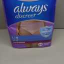 Always Discreet Adult Incontinence Underwear for Women and Postpartum Underwear, L, Up to 100% Bladder Leak Protection, 76 Count