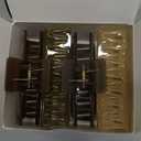 5 Inch Extra Large Claw Clips for Thick and Long Hair, 4 Pack XL Jumbo Clear Jelly Rectangle Hair Clips, Oversized Matte Non-Slip Strong Hold Jaw Clips for Women in Brown, Grey, and Light Green