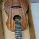 Caramel All Solid Acacia Glossy Baritone Acoustic & Electric Ukulele