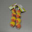2 x AMA SPORT Squeaky Tennis Balls for Dogs 2.0" Small Dog Tennis Balls for Throwing and Fetching Dog Toys for Training, Exercise, High Bouncing 4 Pack (Orange Yellow)