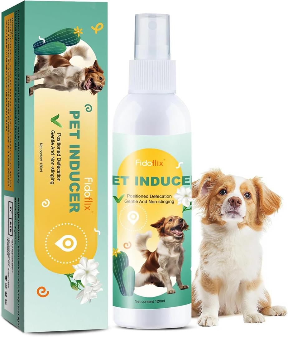 Dog Potty Training Spray,Pee Here Spray for Dogs Indoor & Outdoor,Dog Go Here Attractant Spray to Pee in One Spot,Prevent Your Pet from Soiling The Carpet,120ML