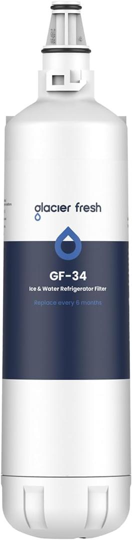 GLACIER FRESH 7012333 Ice Maker Water Filter, Compatible With Sub-Zero 7012333 Water Filter, UC-15 Ice Maker Water Filter Replacement, Manitowoc K00374 (1 Pack)
