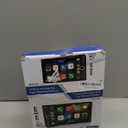 Wireless Double Din Car Stereo Apple CarPlay Android Auto,7" Touchscreen Car Radio Receivers, Bluetooth 5.2,FM AM Radio,Backup Camera,Physical Knob,SWC,Equalizer,Subwoofer,MirrorLink,USB/Type-C