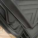 Floor Mats & Trunk Mat with Backrest Mat for 2021-2026 Kia Sorento Hybrid | All Weather TPE Rubber Cargo Liner Back Seat Cover 3rd Row for 2026 Sorento hybrid 6&7 Seats Accessories(Not for fuel)