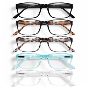 Gaoye Professional Reading Glasses for All Day - Computer Readers with Blue Light Protection - Value Pack +3.5