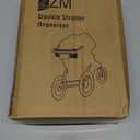 ZZM Double Stroller Organizer for Bob Duallie and Baby Jogger City Mini GT2, Double Baby Stroller Accessories with 2 Cooler Pockets, Parent Console Double Jogging Stroller Organizer(Empty Bag)