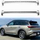 Roof Rack Cross Bars 220 lbs for 2022-2026 Infiniti QX60 (Silver) | Need Roof Rails, Heavy Duty Aluminum Crossbar, Easy Install, Low-Profile, Rustproof, for Cargo/Kayak/Bike/Snowboard, 2-Pack ﻿