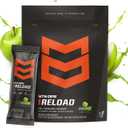 MTN OPS Reload Ready-to-Mix Carb Mix, 30g Fast-Digesting Carbohydrates, MCT Oil Powder & BCAAs, Energy & Endurance, Single-Serve Stick Packs, 15 Servings, Green Apple (EXP 03/01/27)