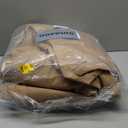 ULTCOVER Square Patio Heavy Duty Table Cover - 600D Tough Canvas Waterproof Outdoor Dining Table and Chairs General Purpose Furniture Cover 94 inch (Brown)