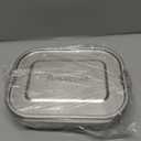 Anatole 304 Stainless Steel Bento Box 49oz 1450ml Leak-Proof Lunch Box 3 Compartments with 2 Removable Dividers 1 Sauce Container BPA Free Dishwasher Safe Food Container for Adults Work Travel